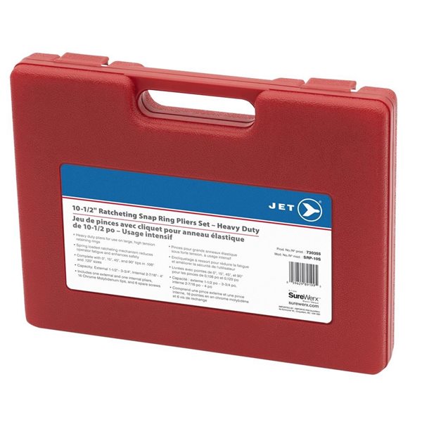 Jet Equipment & Tool Snap Ring Pliers Set 4Pack 730353 RONA