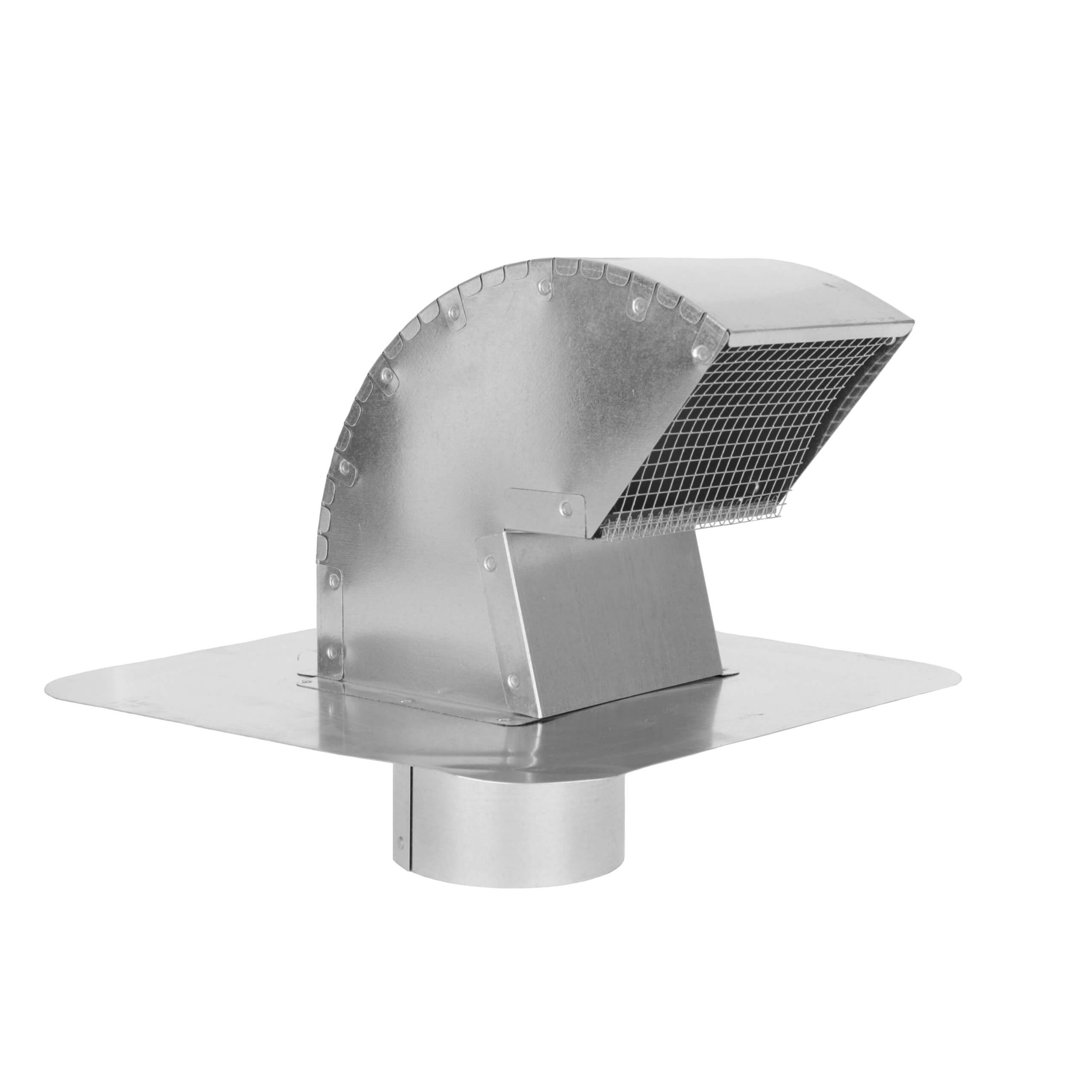 RDP Goose Neck Exhaust Roof Vent w/ Extension Roofing Direct