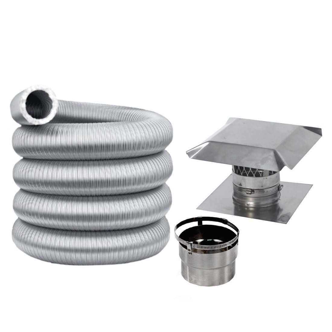 National Chimney MFlex PreInsulated Stainless Steel Liner Kit