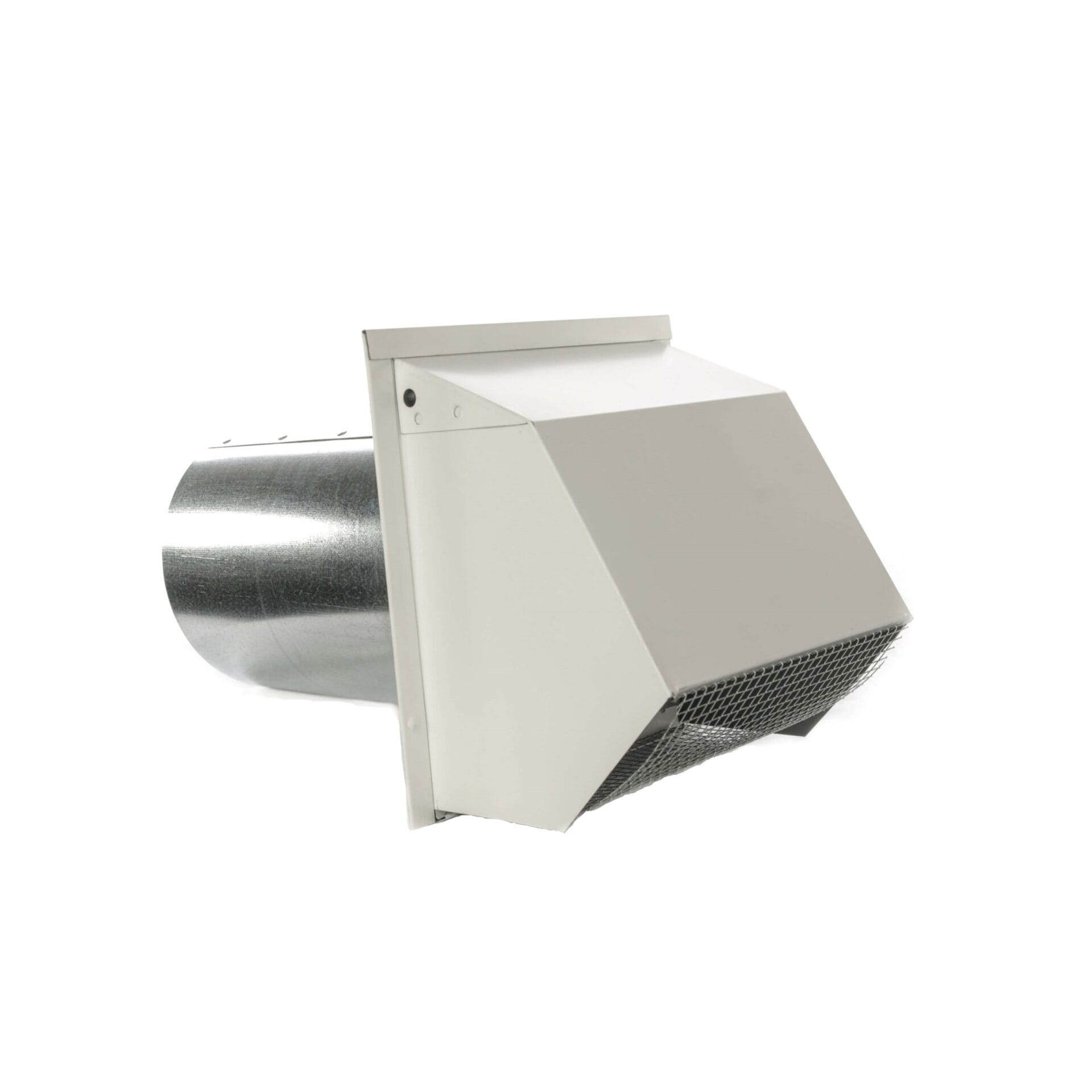 RDP Hooded Wall Vent with Spring Loaded Damper & Screen