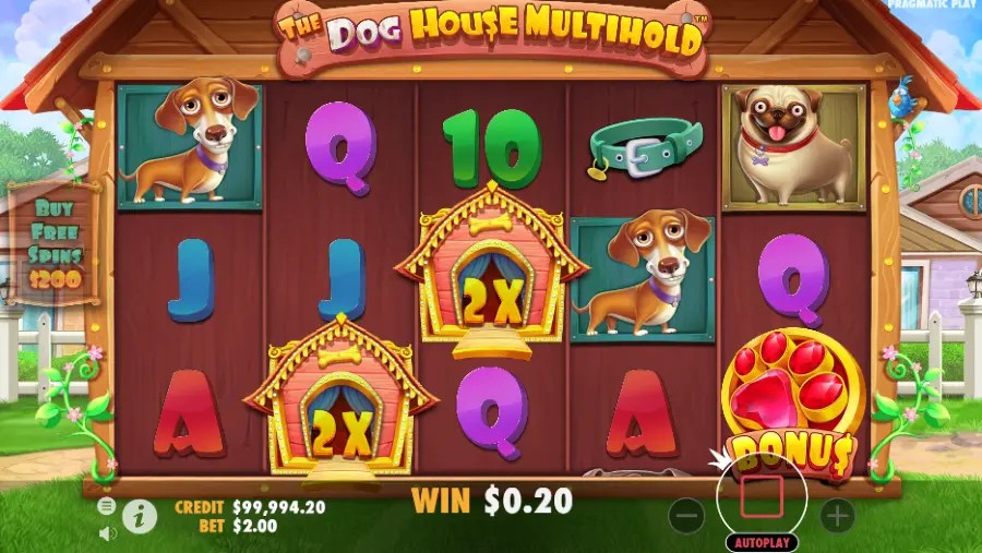Enjoy Upgraded Bonus Round in The Dog House Multihold Slot by Pragmatic
