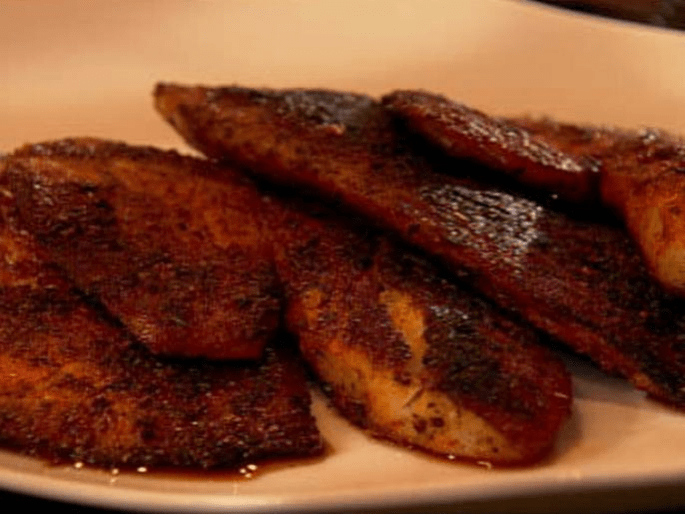 r., Blackened tilapia