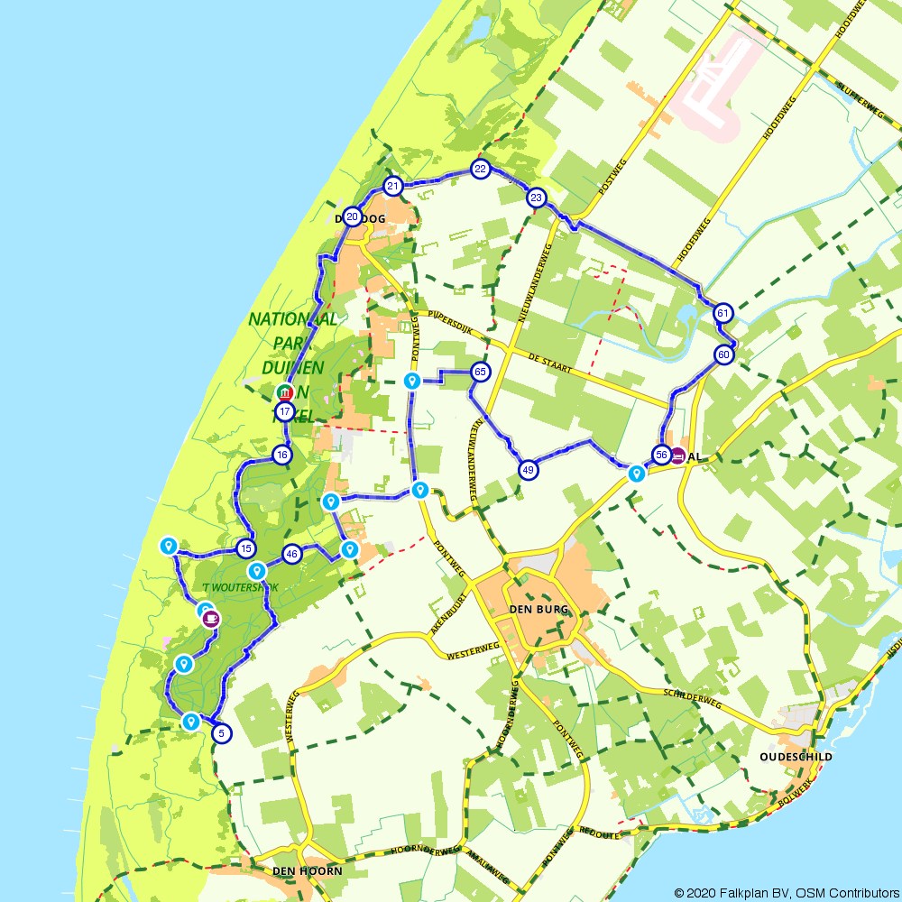 Kaart Nederland Texell Kaart Texel Pdf Kaart