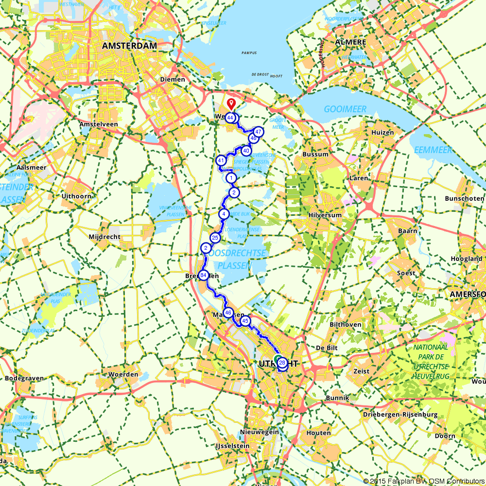 Kaart Overijsselse Vecht En Vecht Rivier Kaart Kaart