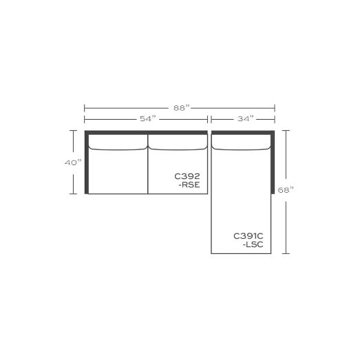 Masquerade Sectional Rowe Furniture
