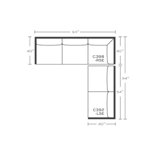Masquerade Sectional Rowe Furniture
