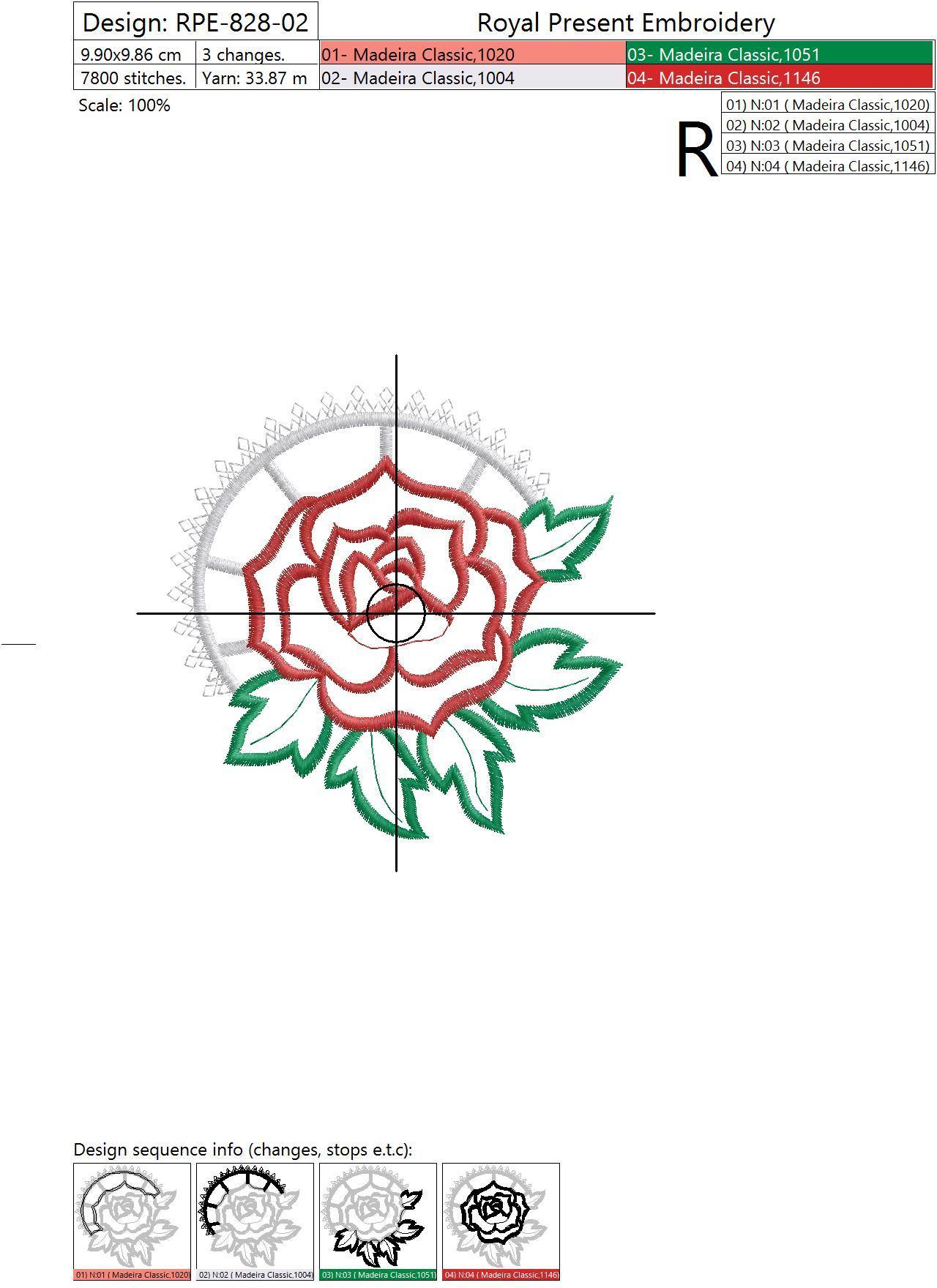 Cutwork embroidery designs free download Royal Present Embroidery