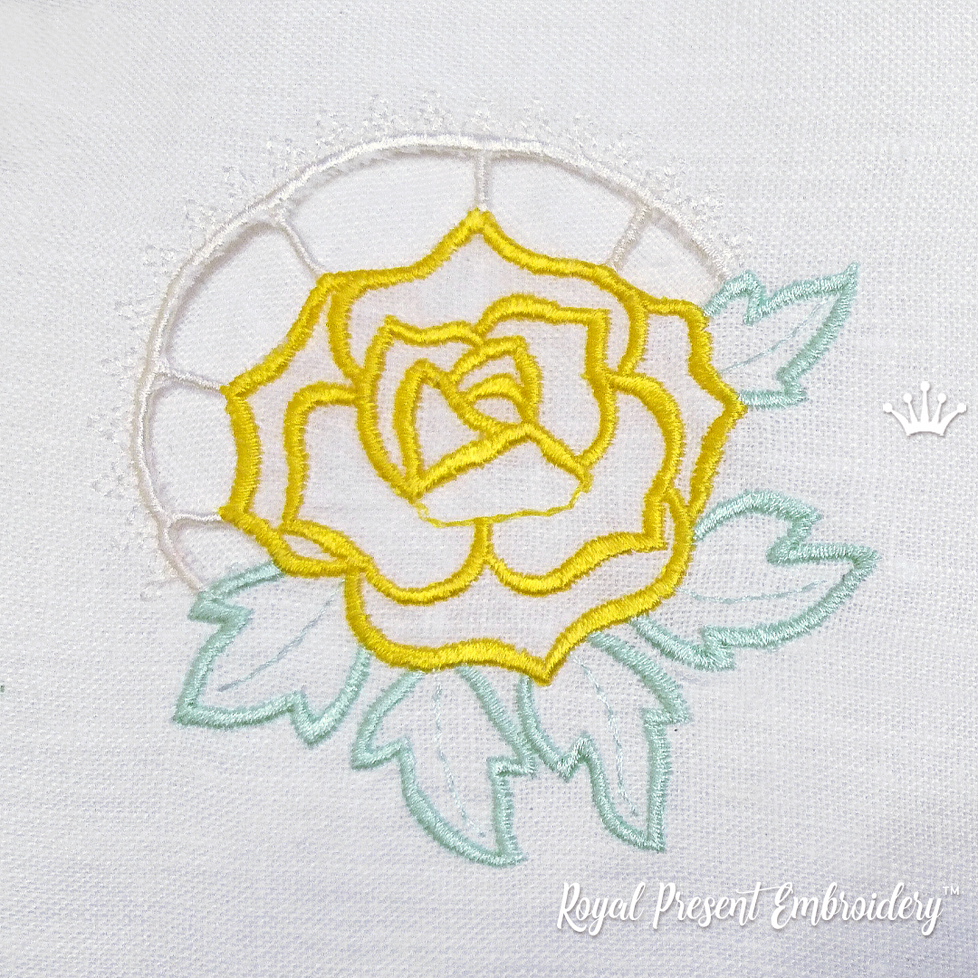 Cutwork embroidery designs free download Royal Present Embroidery