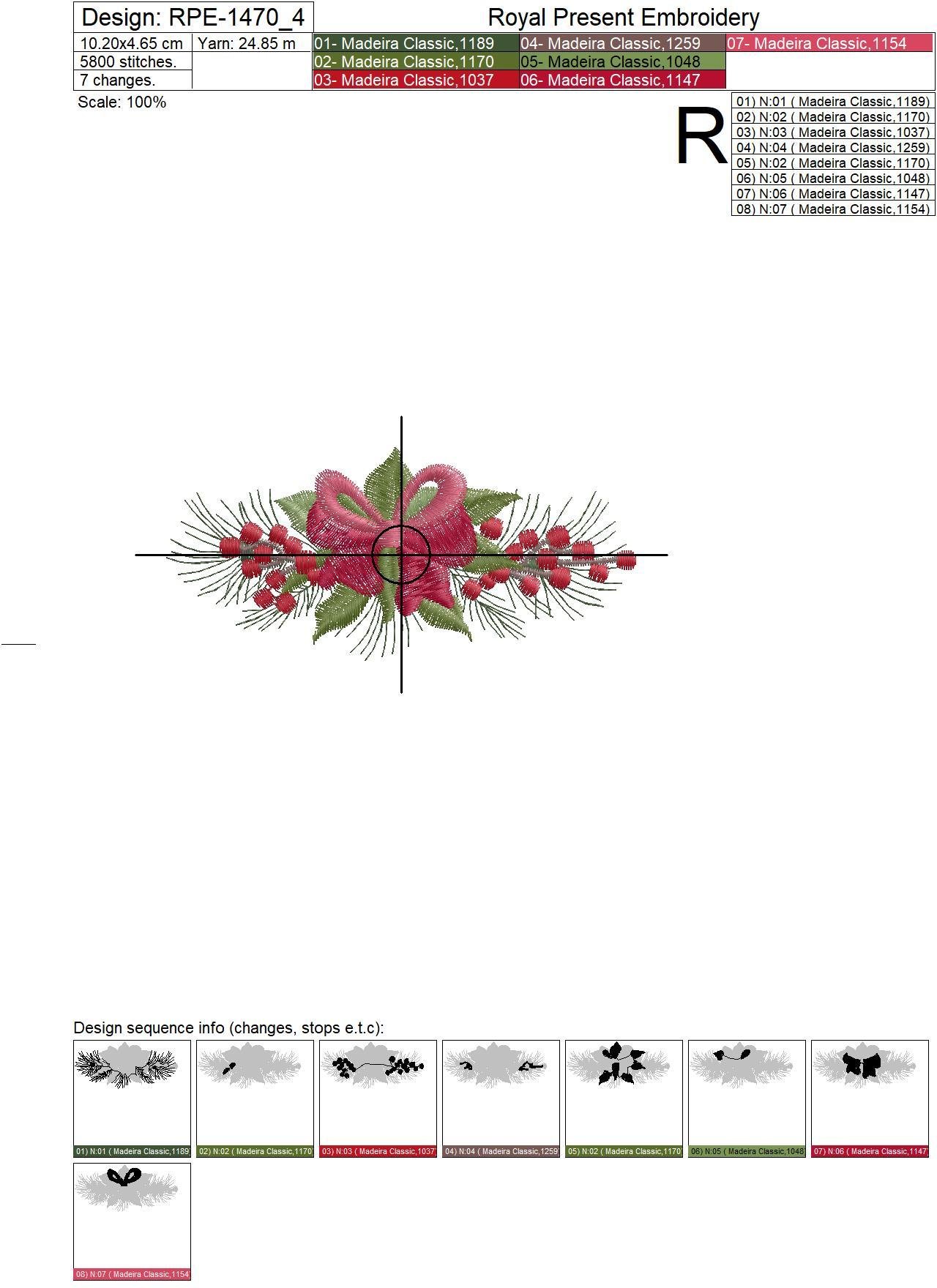 Christmas Borders Machine Embroidery Designs Royal Present Embroidery