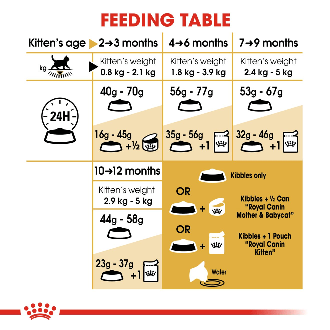 Weight Kitten Age Chart - Anna Blog