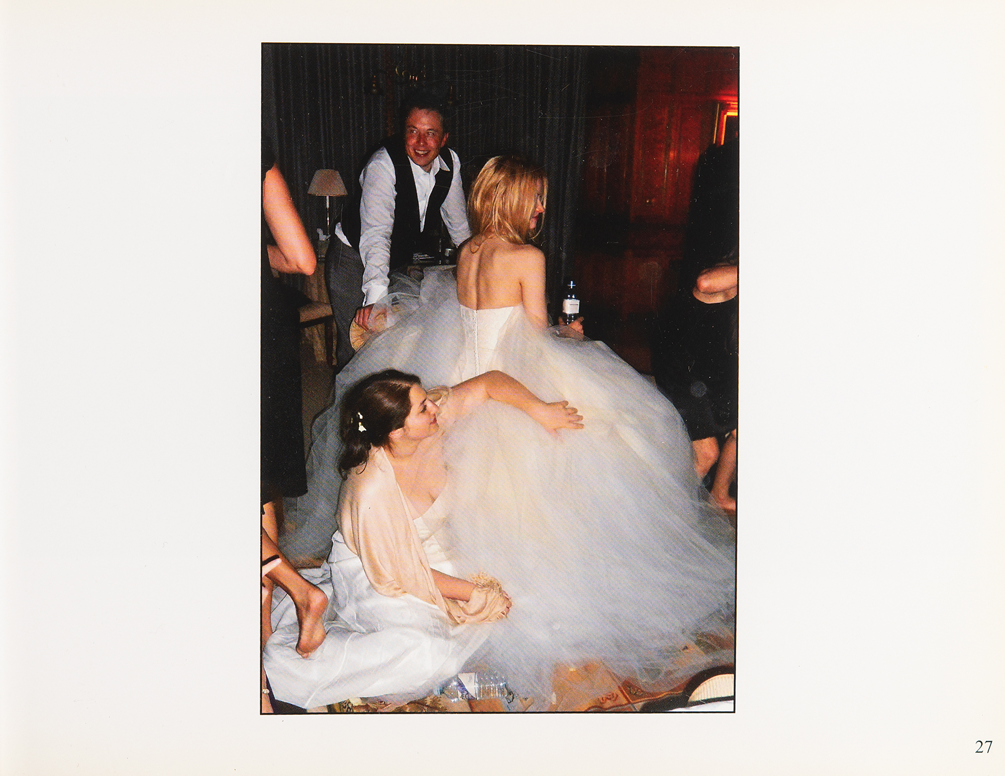 Elon Musk And Talulah Riley Wedding Archive Album Bobblehead Drink