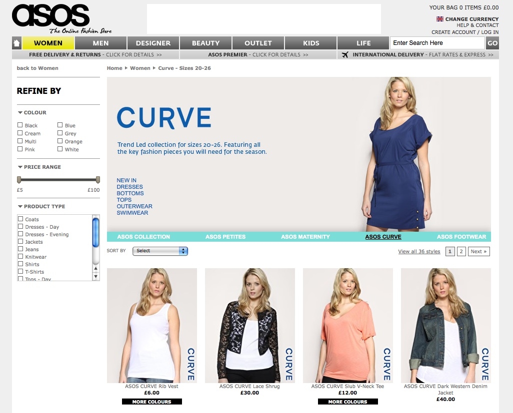 Asos taps into plus-size market