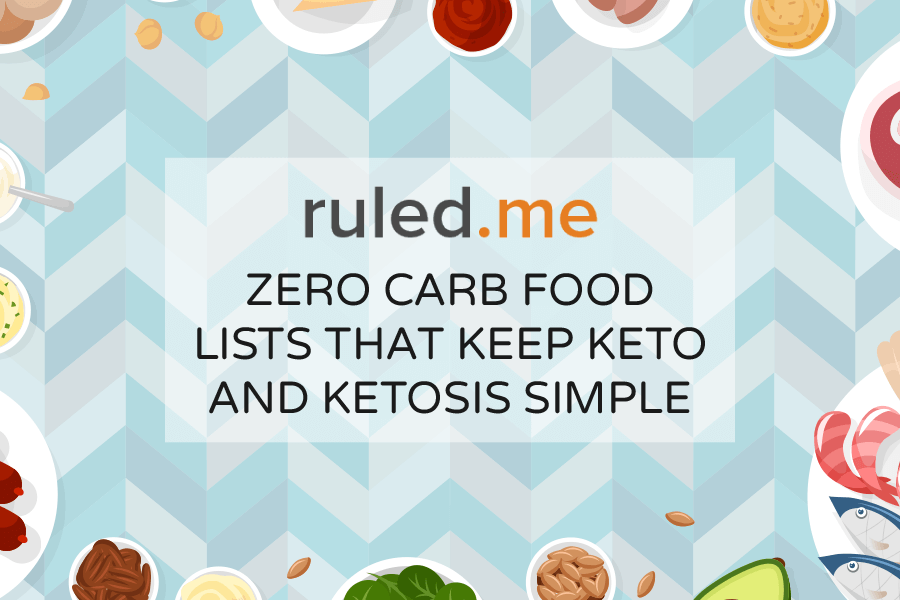 Zero Carb Food List Simple No Carb Foods for Ketosis(03)