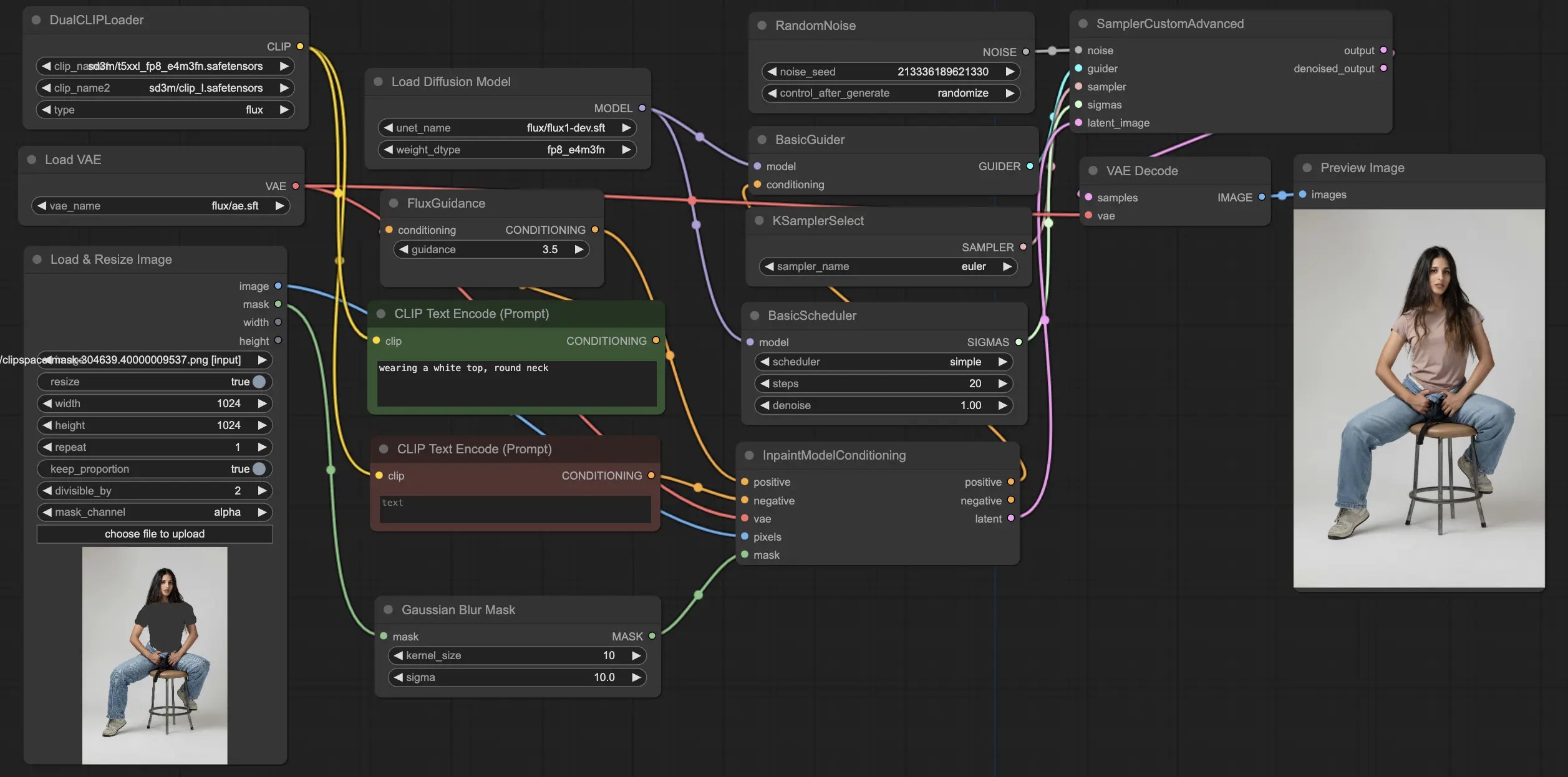 FLUX Inpainting | ComfyUI Workflow