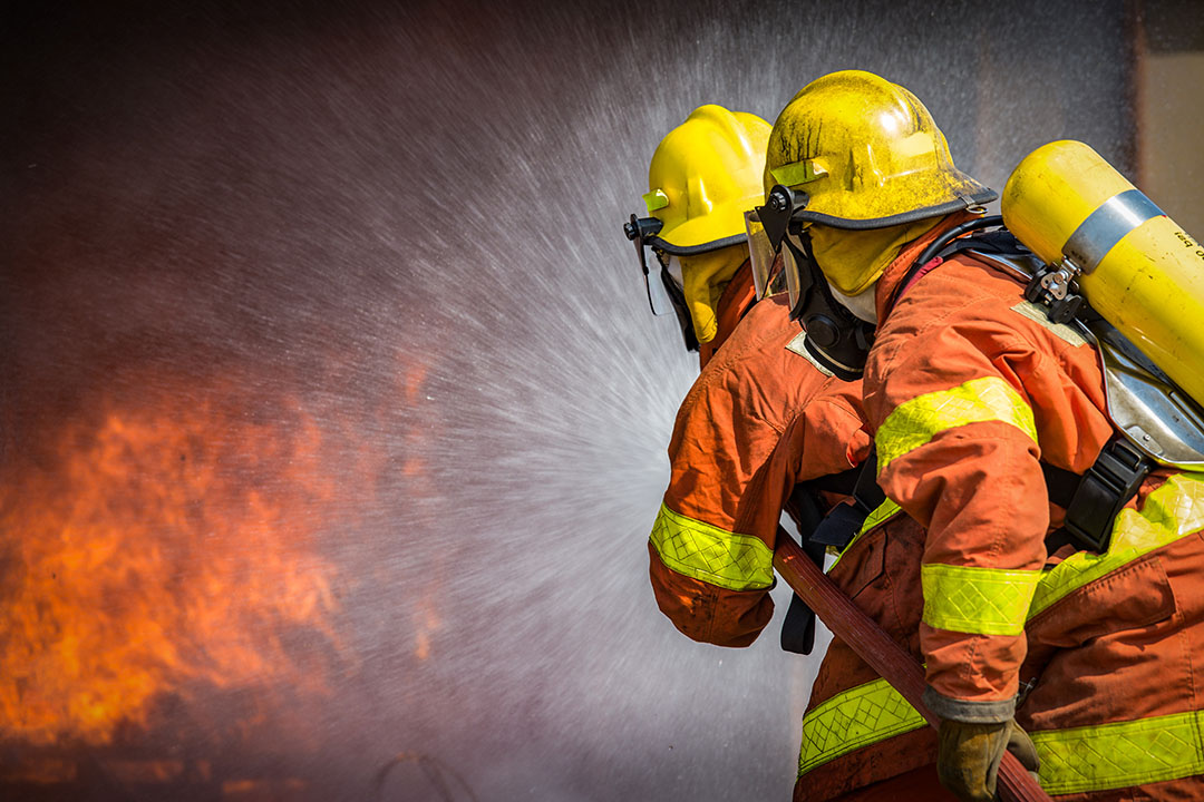 Firefighters wearing PPE SafetySkills
