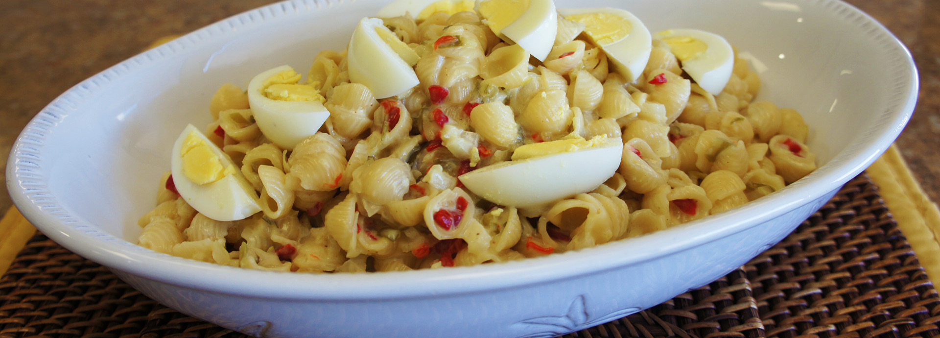 San Shells and Egg Salad