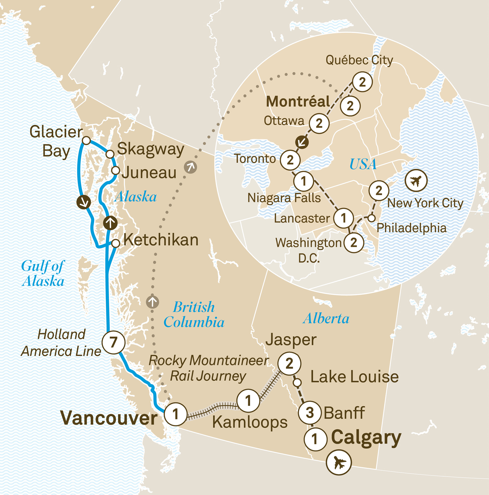 Faith Day At The Rockies 2023 Majestic Rockies & The Colours Of Eastern Canada - Scenic