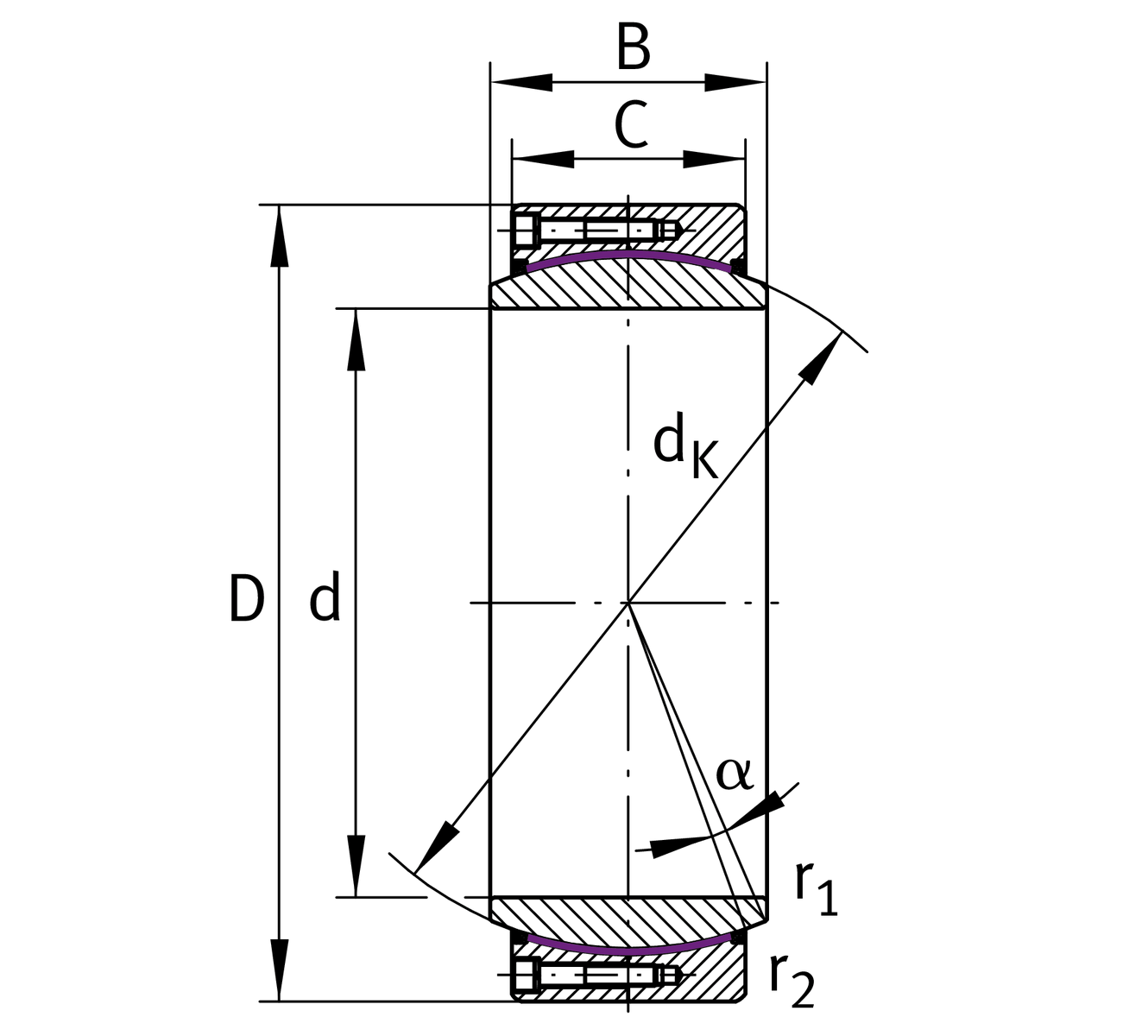 GE480DW2RS2Spherical Plain Bearings INA(Schaeffler) In Stock