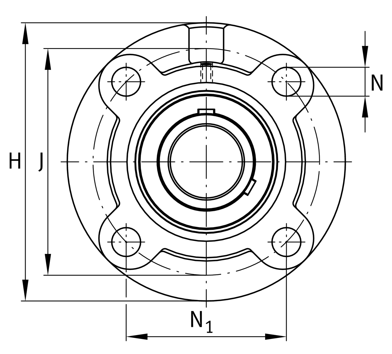 UCFC215 Flanged housing unit inform yourself & order online on