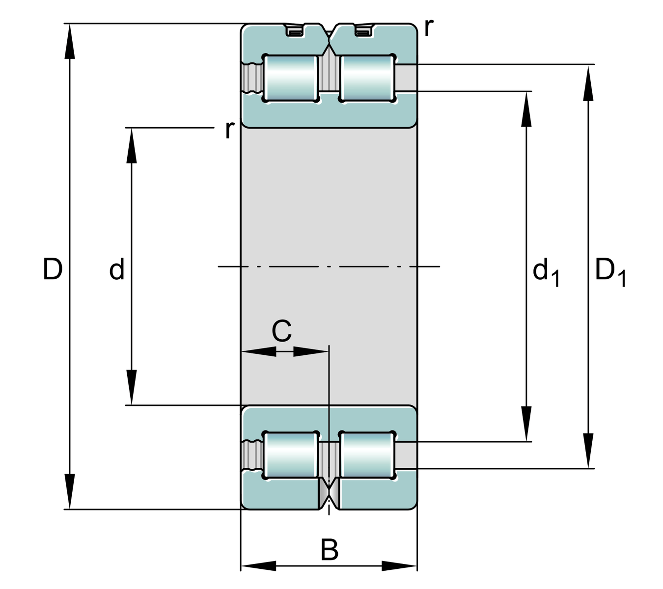 INA Bearing SL014872 Noks Bearing