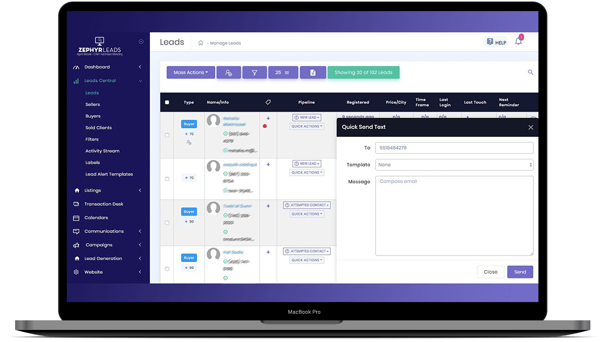 Bellevue and Seattle Home CRM Dialer Integration Custom App Scopic