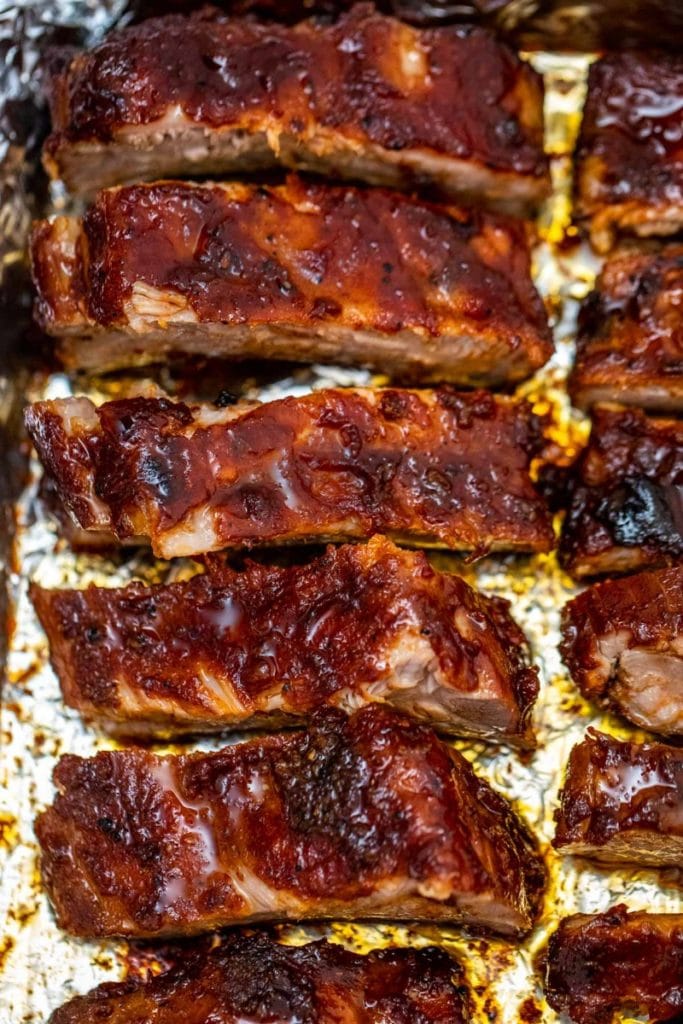 Tender Oven Baked BBQ Ribs That Fall Off the Bone Scrambled Chefs
