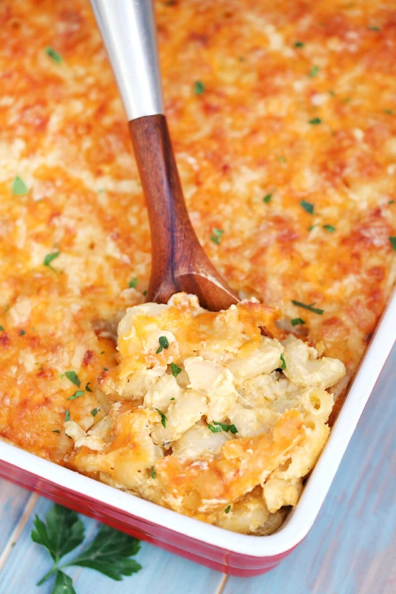 Southern Style Baked Macaroni and Cheese Scrambled Chefs