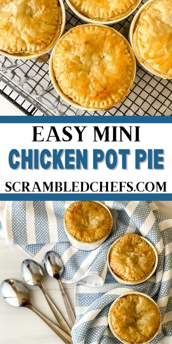 Easy Mini Chicken Pot Pies Recipe {With Freezer Meal Option}