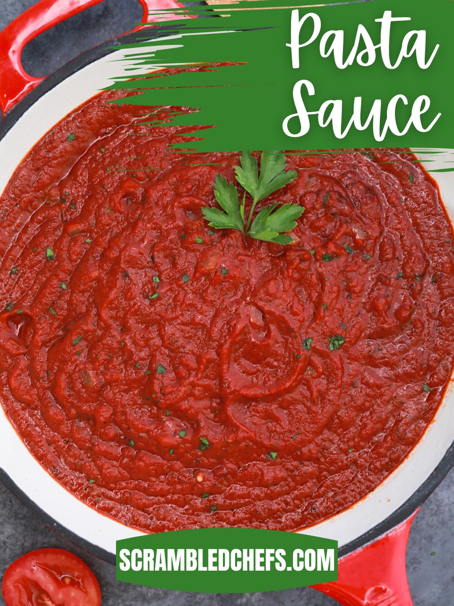 The Best Homemade Pasta Sauce You'll Ever Make Scrambled Chefs