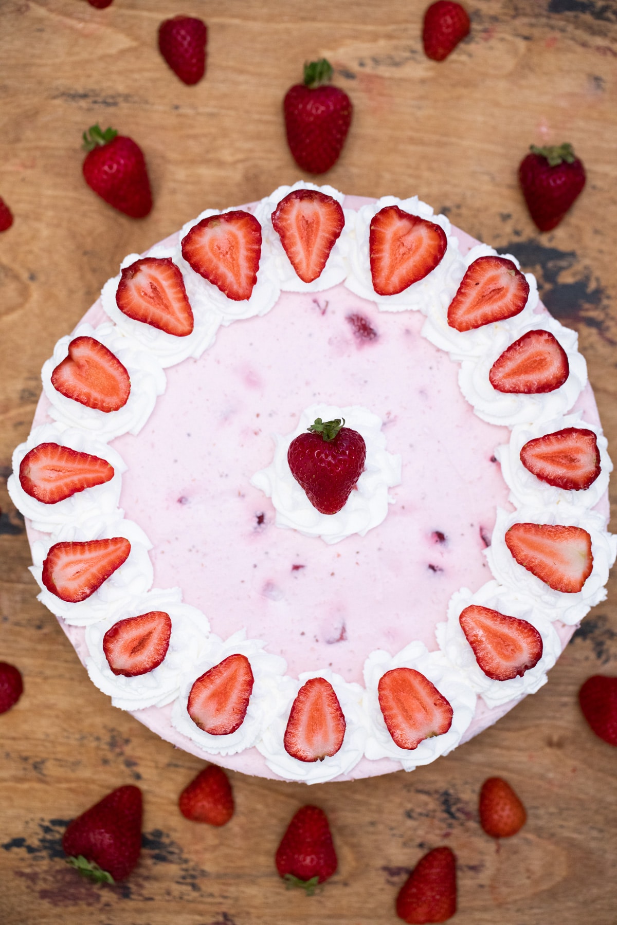 Fluffy No Bake Strawberry Cheesecake Recipe Scrambled Chefs