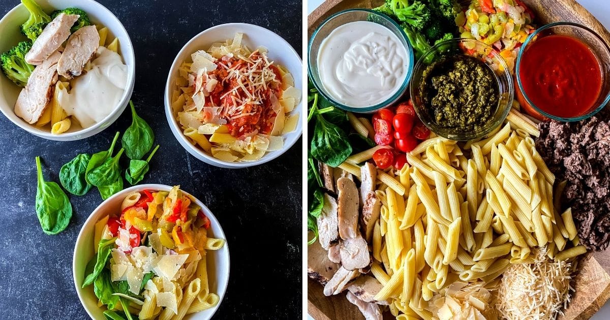 Savory Charcuterie Pasta Board Tutorial Scrambled Chefs