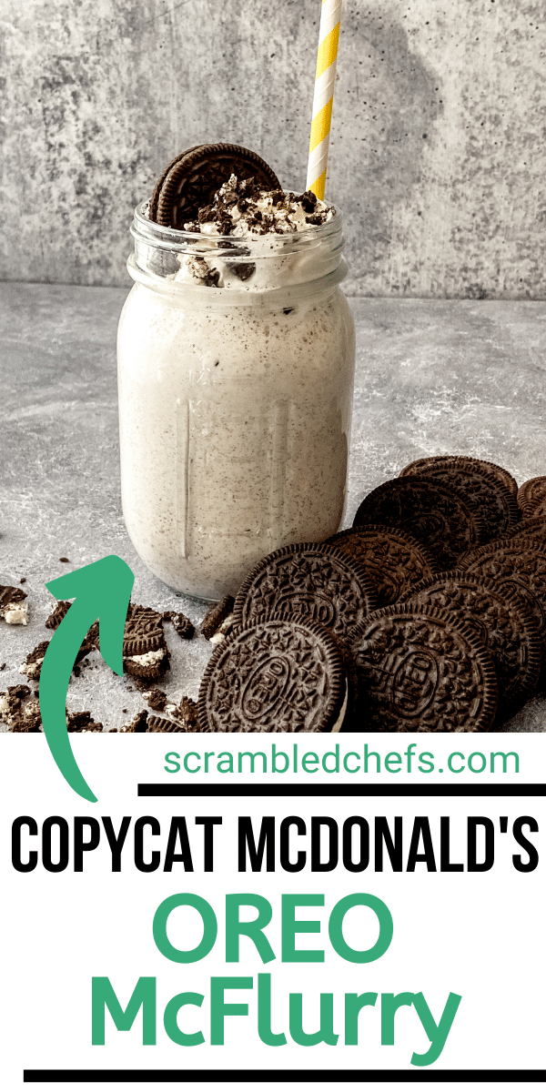 Copycat McDonald's OREO McFlurry Recipe Only 4 Ingredients