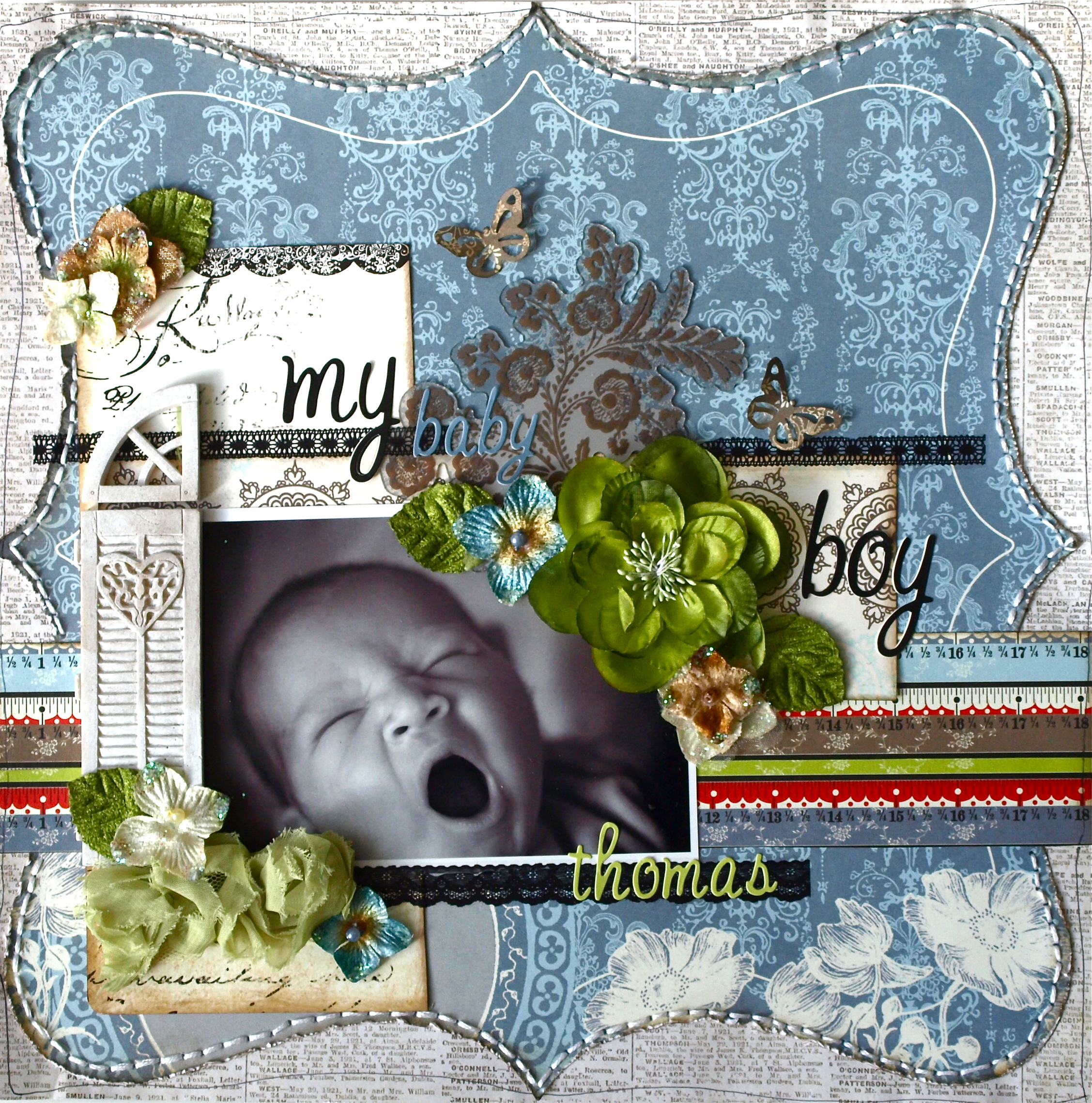 Layout My Baby Boy **My Creative Scrapbook LE Kit**