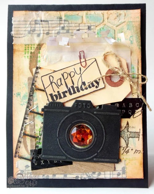 Card Mixed Media Masculine Birthday card