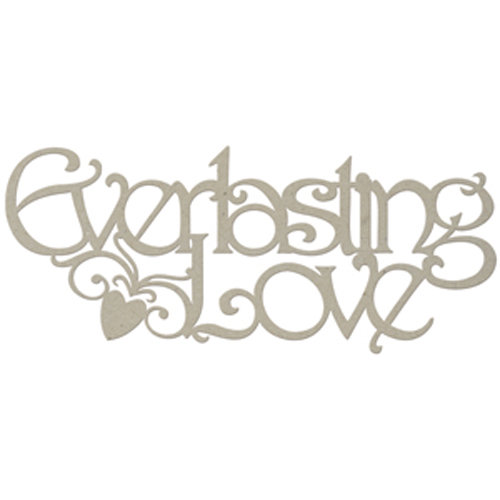 FabScraps Classic Collection Die Cut Words Everlasting Love