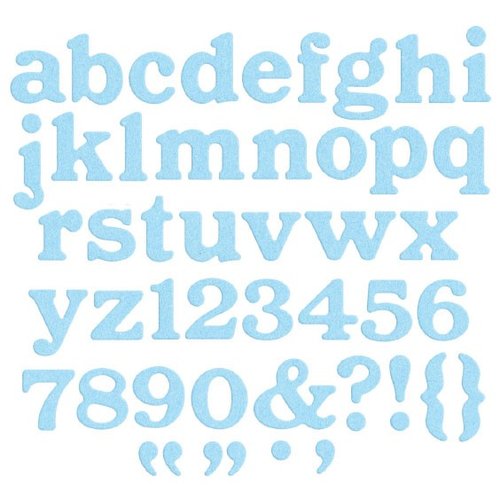 Lifestyle Crafts QuicKutz Die Cutting Template Alphabet Parade