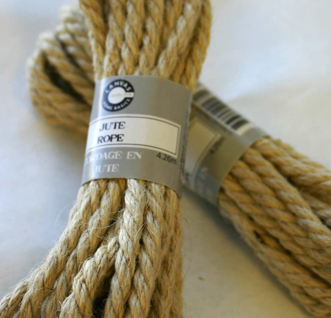 Canvas Corp Jute Rope Light Natural 14 Feet