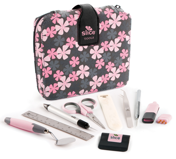 Making Memories Slice Tool Kit with Case Pink