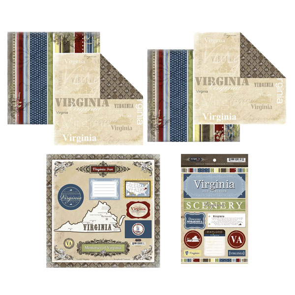 Scrapbook Customs Lovely Scrapbook Kit Virginia