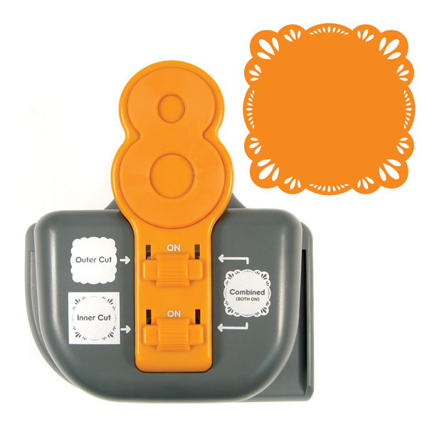 We R Memory Keepers Lucky 8 Punch Border and Corner Punch Classic