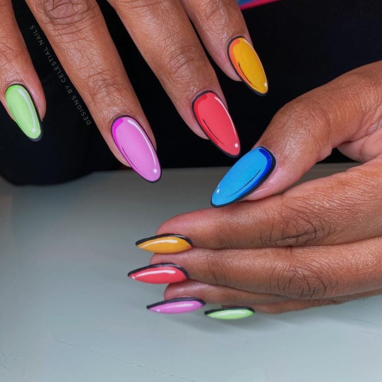 40 pop art nail ideas that are seriously trending Scratch