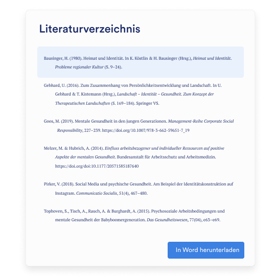 ScribbrGeneratoren Literaturverzeichnis einfach erstellen