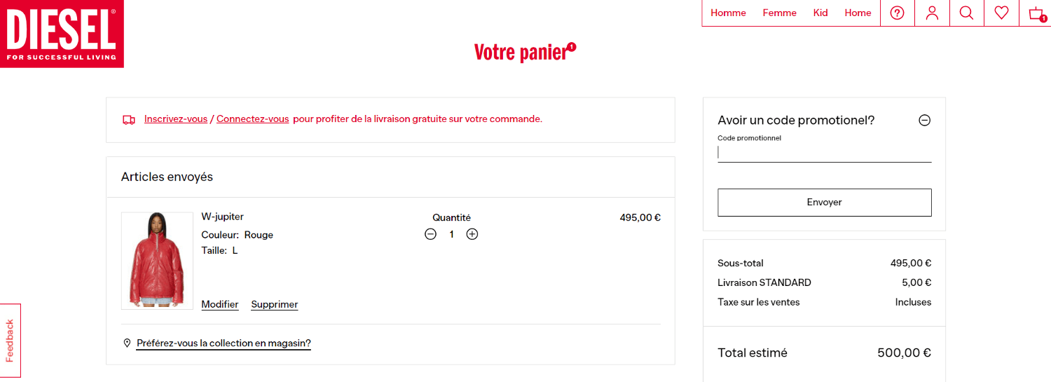 Code promo Diesel ᐅ 10 de réduction Octobre 2024