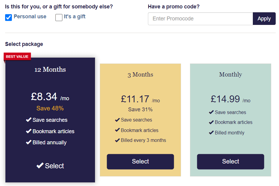 British Newspaper Archive Promo Code 48 Off in October 2024