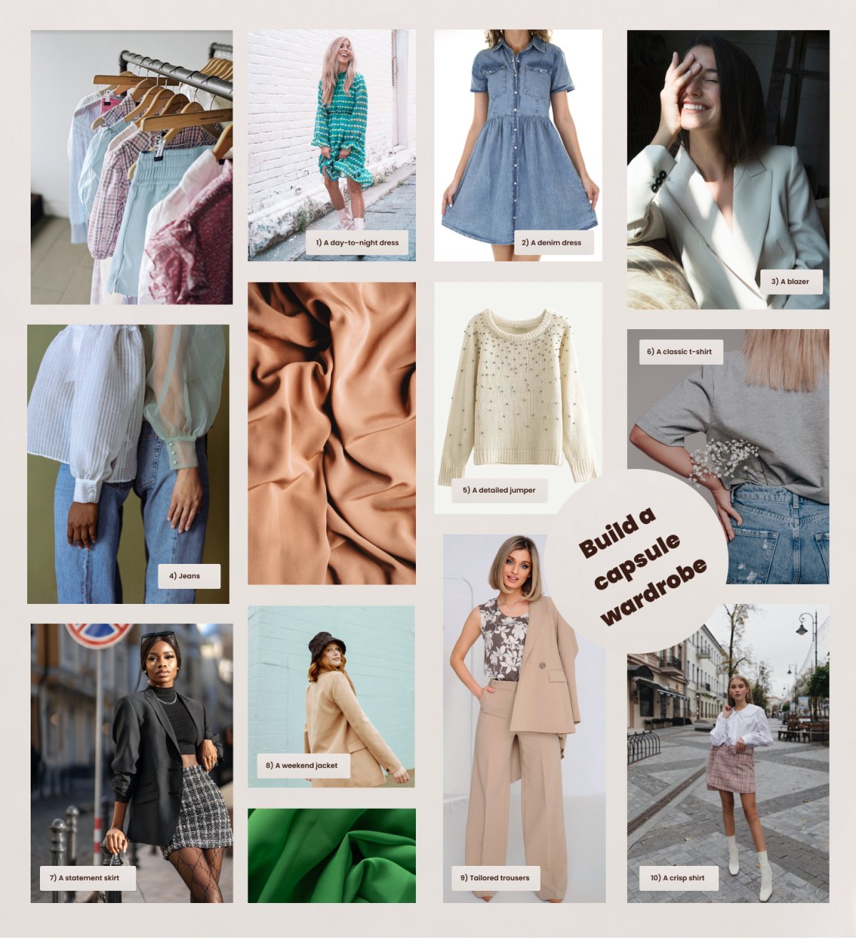 Build a capsule wardrobe to save money Alexandra Fullerton Savoo