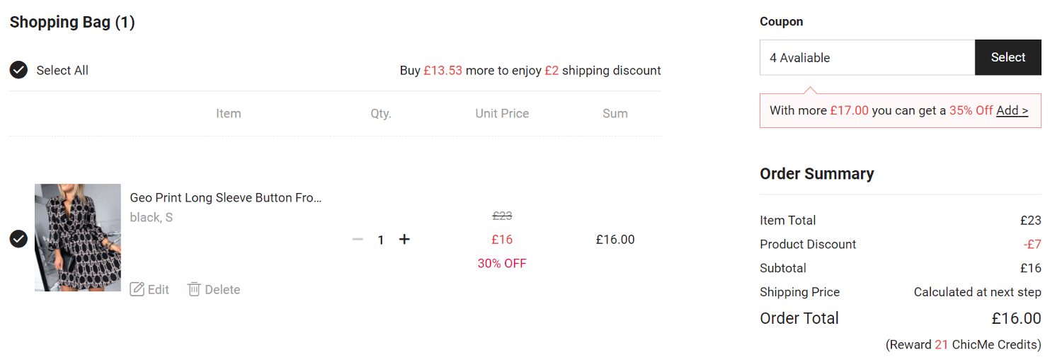 ChicMe Discount Code 20 Off in October 2024