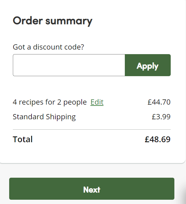 Green Chef Discount Code 40 Off in September 2024