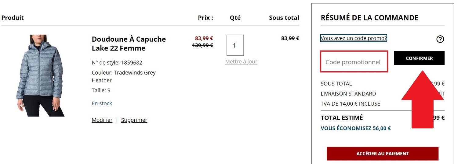 Code promo Columbia ᐅ 30 de réduction Août 2024