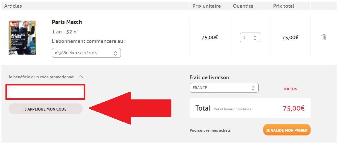 Code promo Paris Match ᐅ 50 de réduction Mars 2023