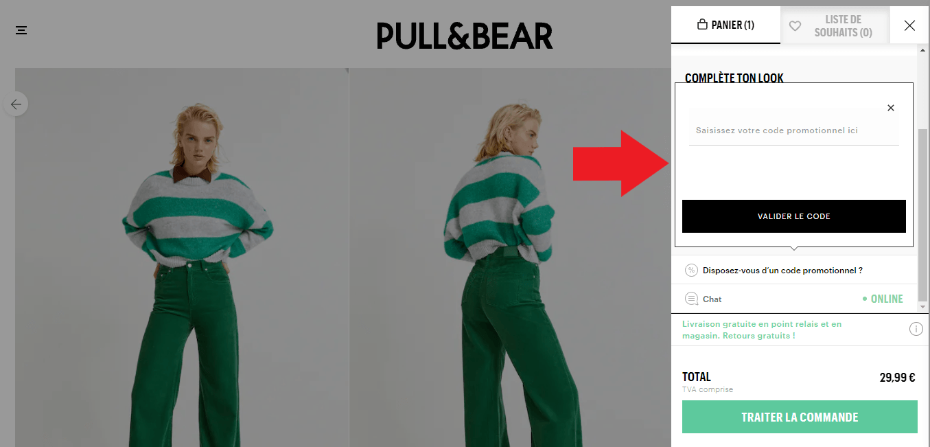 Code promo Pull & Bear ᐅ 50 de réduction Septembre 2024